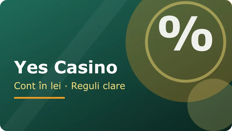 Joc responsabil – ilustrație pentru secțiunea Yes Casino
